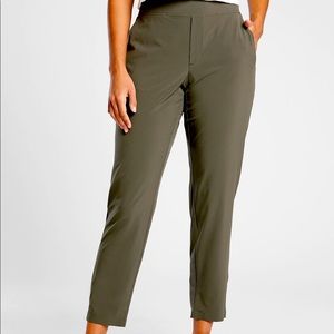 Athleta Brooklyn Ankle Pant Olive Size 16